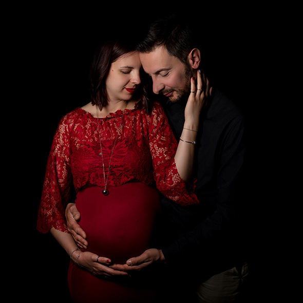 servizio fotografico gravidanza coppia